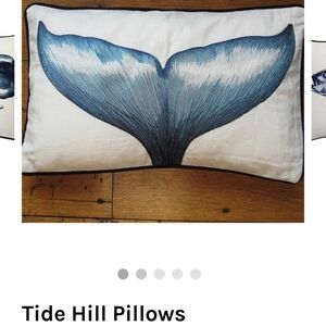 Tide Hill Whale Tail Pillow Cover